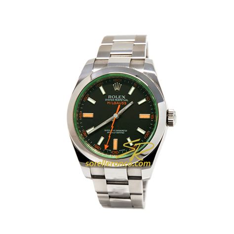 nuovo rolex verde nero